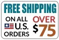 Free Shipping on U.S. orders over $75
