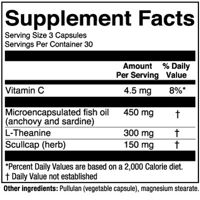 LTO3 Supplement Facts