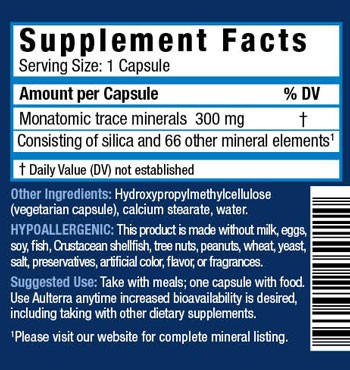 Aulterra Capsules product label