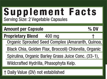 LifeSource SuperSprouts Label