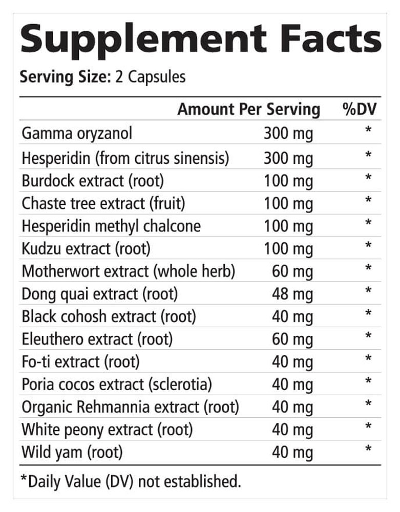 Transitions Supplement Facts