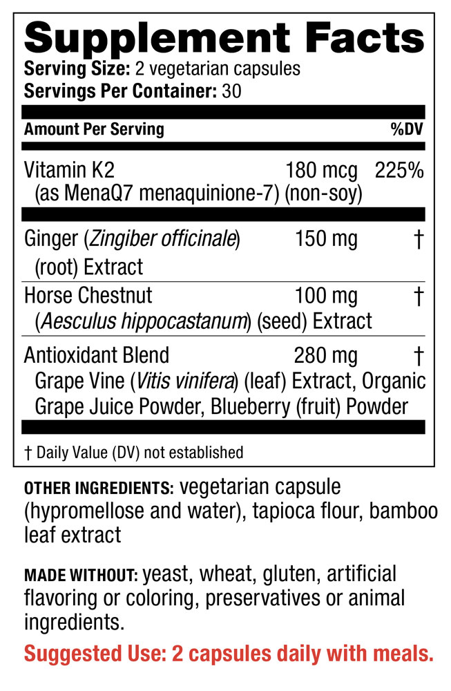 Supplement Facts - Circulation VA