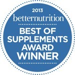 2013 Better Nutrition Best of Supplements Award Winner