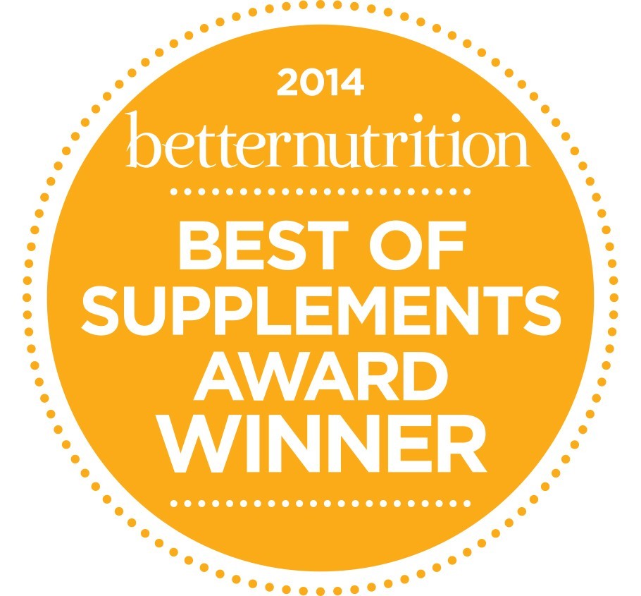 2014 Better Nutrition Best of Supplements Award Winner