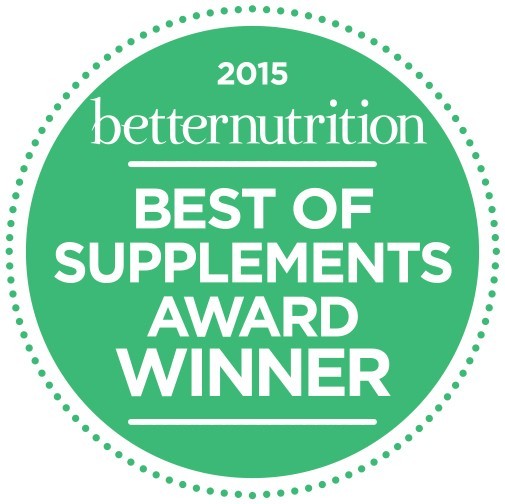 2015 Better Nutrition Best of Supplements Award Winner