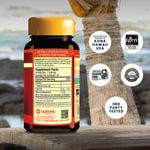 BioAstin Astaxanthin Supplement Facts and Icons