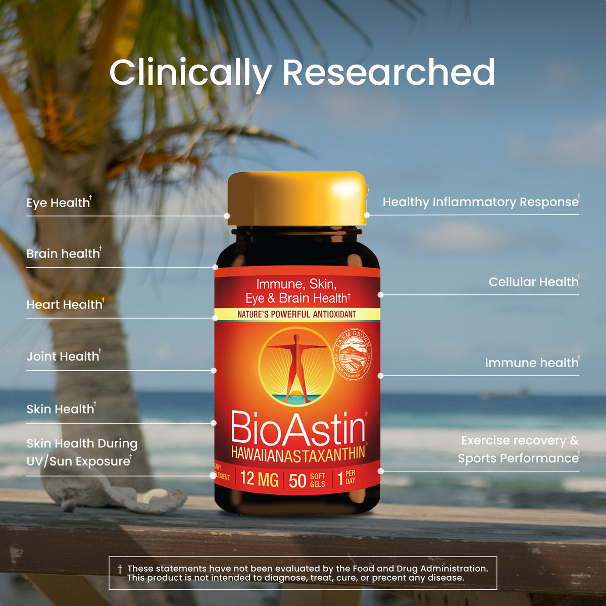 BioAstin Astaxanthin Clincially Researched