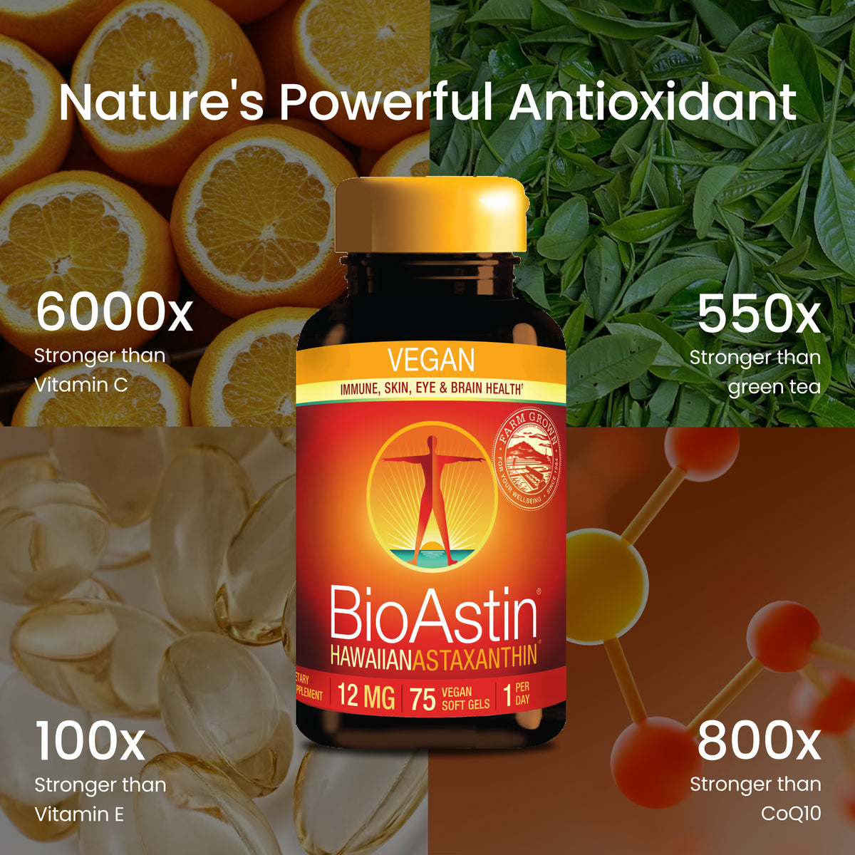 BioAstin Vegan natures powerful antioxidant