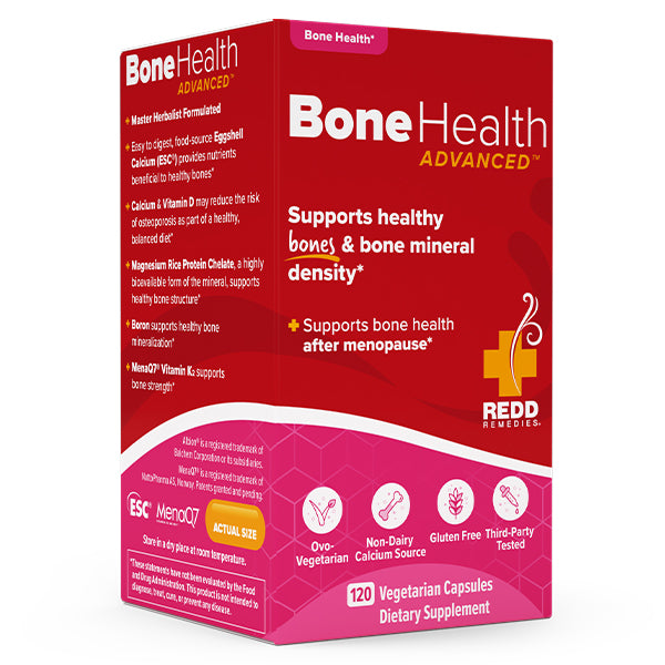 Bone Health Advanced  by  Redd Remedies product carton - 120 Capsules