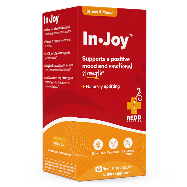 In Joy  by  Redd Remedies product carton - 60 Tablets