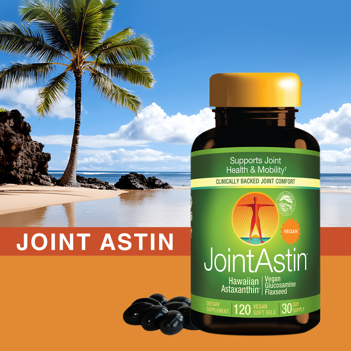 Nutrex Hawaii Joint Astin beach scene