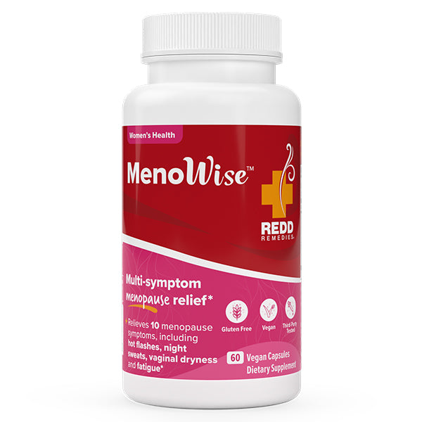 Meno Wise by Redd Remedies. Product bottle - 60 capsules