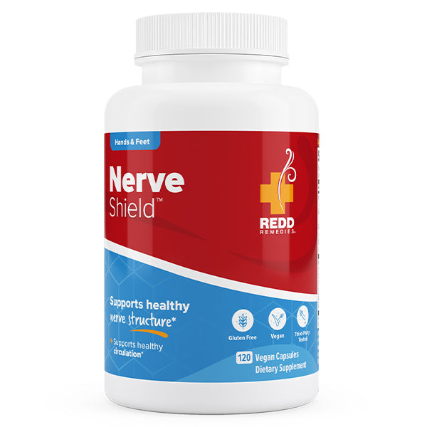 Nerve Shield  by  Redd Remedies product bottle - 120 Tablets