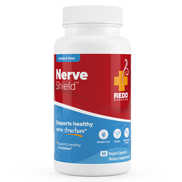Nerve Shield  by  Redd Remedies product bottle - 60 Tablets