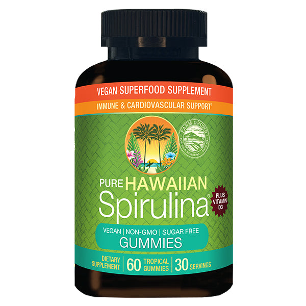 Pure Hawaiian Spirulina Gummies Bottle