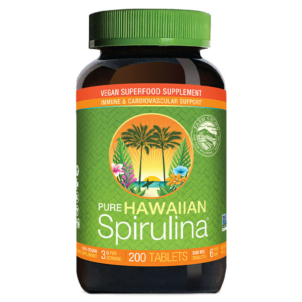 Nutrex Hawaii Spirulina Tablets 200 ct 500 mg