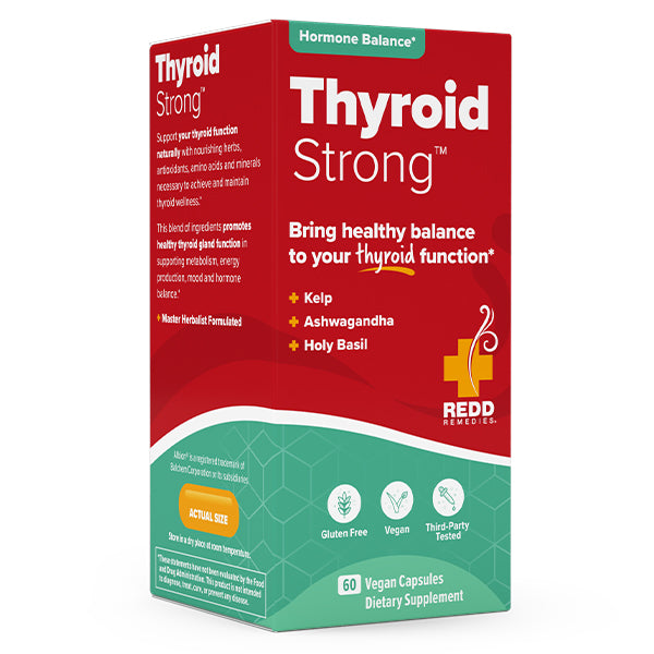 Thyroid Strong  by  Redd Remedies product carton - 60 Capsules