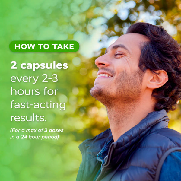 adult sinus support how to take
