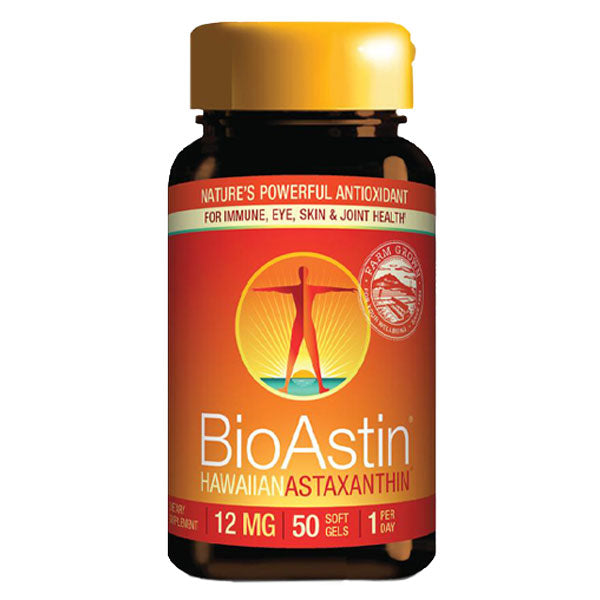 BioAstin Astaxanthin  by  Nutrex Hawaii product bottle - 50 Capsules
