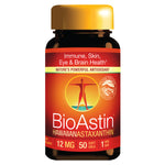 BioAstin Astaxanthin 12g 50 caps front of bottle