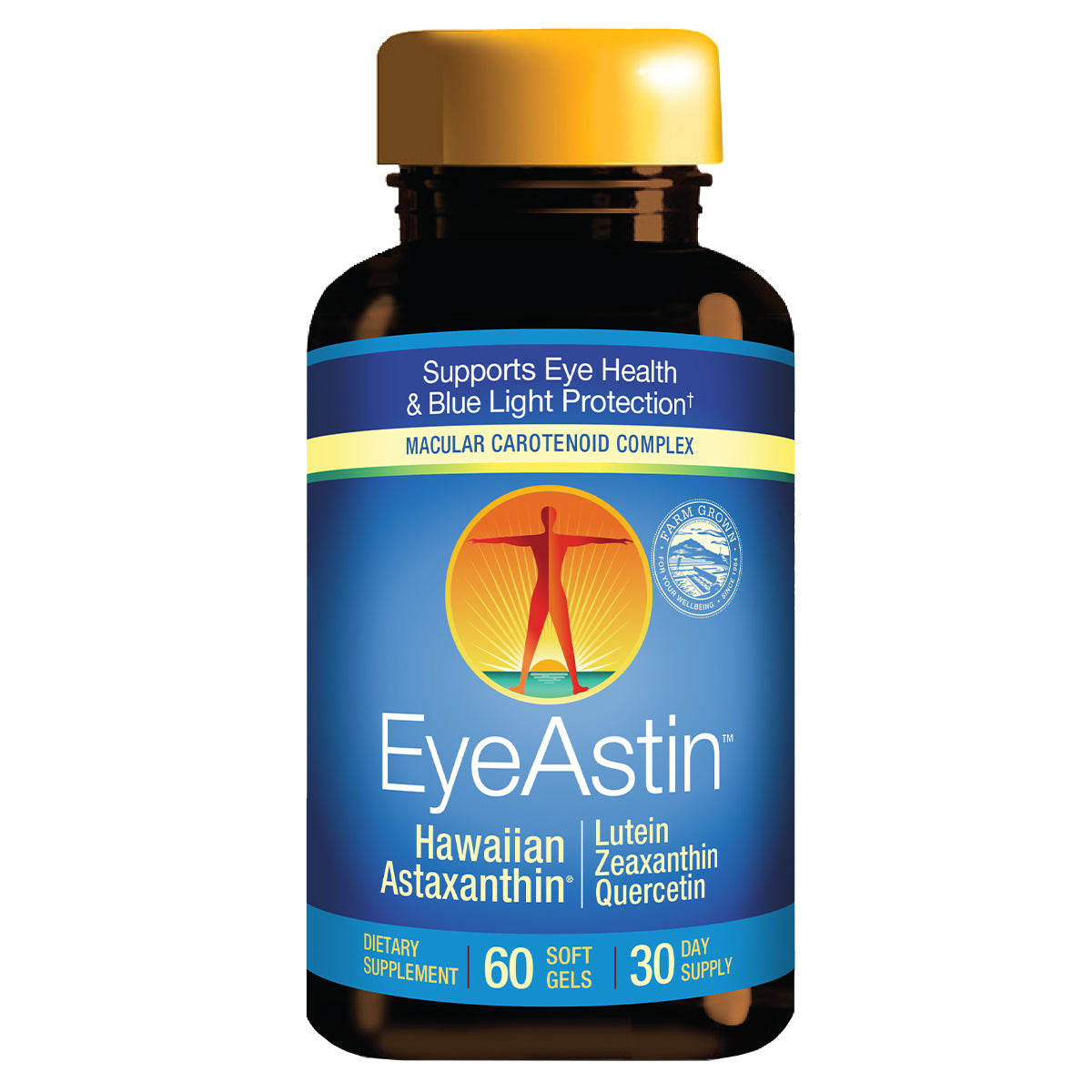 EyeAstin  by  Nutrex Hawaii product bottle - 60 Capsules