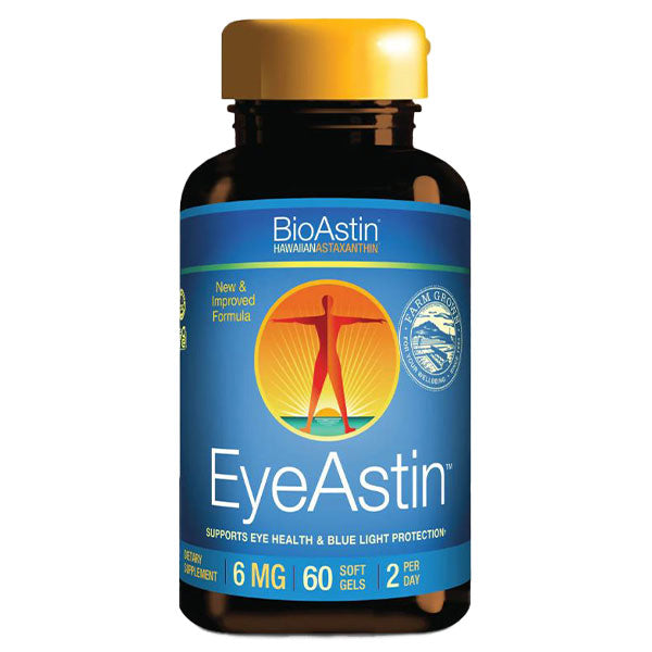 EyeAstin  by  Nutrex Hawaii product bottle - 60 Capsules