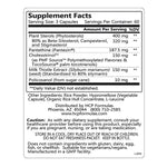 LipiCept  by  HCP Formulas supplement facts panel - 180 Capsules