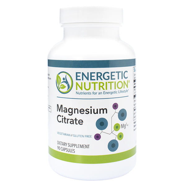 Magnesium Citrate  by  Energetic Nutrition product bottle - 90 Capsules - 140 mg