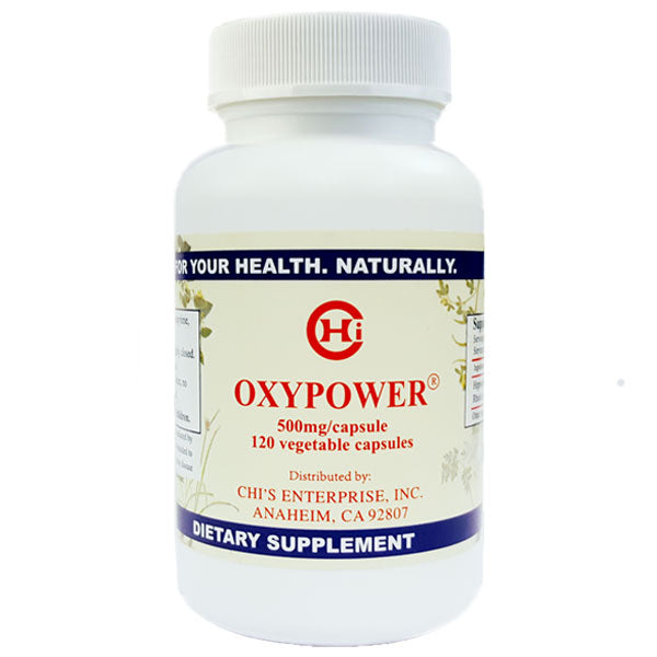 OxyPower  by  Chi's Enterprise product bottle - 120 Capsules