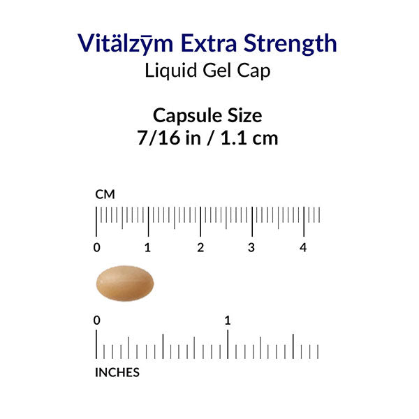 vitalzym extra strength capsule size