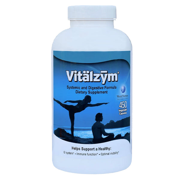 Vitalzym Original Hybrid  by  World Nutrition product bottle - 450 Capsules