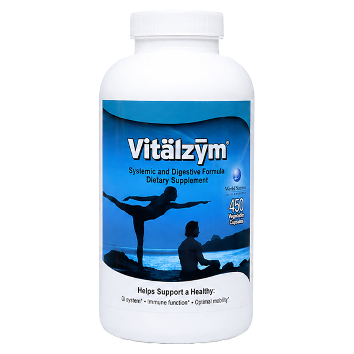 Vitalzym Original Hybrid  product bottle - 450 Capsules