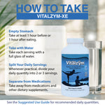 vitalzym original infographic how to take