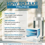 vitalzymxe infographic how to take