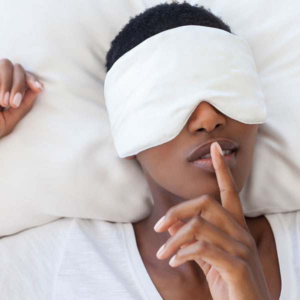 organic silk sleep mask