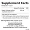 MyPure Cordyceps - Supplement Facts