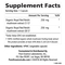 MyPure Reishi 4X - Supplement Facts
